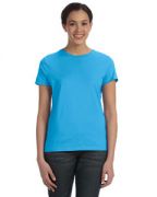 Hanes Ladies 4.5-ounce 100% Ringspun Cotton nano-T® Short Sleeve T-Shirt